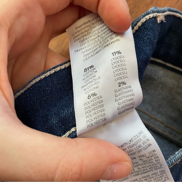 MOTHER The Insider Crop Step Fray Bootcut Jeans Home Movies Denim Size 24 - Picture 10 of 14